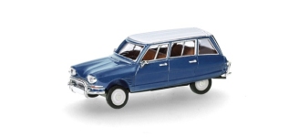 Herpa 038959-002 - H0 - Citroen AMI 6 Break - blau/weiß